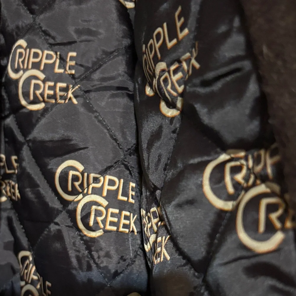 Cripple Creek Men's Classic‎ Wool quilted Brown Vest